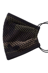 Mesh Leopard And Camouflauge Print Face Mask | Mixtshop LLC