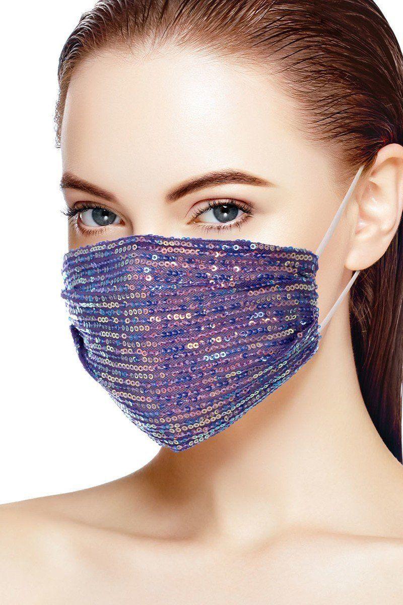 3d Sequin Fashion Facemask | Mixtshop LLC Main image