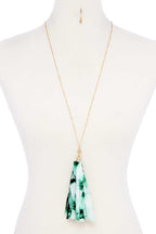 Tye Dye Fabric Tassel Necklace | Mixtshop LLC