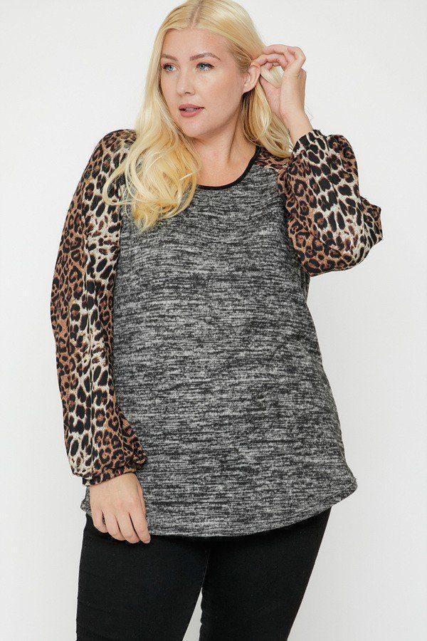 Two Tone Color Top | Mixtshop LLC Main image