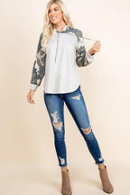 Solid French Terry Casual Hoodie | Mixtshop LLC