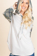 Solid French Terry Casual Hoodie | Mixtshop LLC