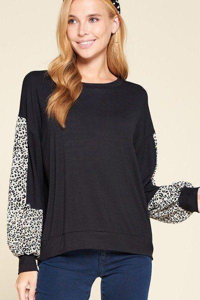 Solid Jersey Casual Top | Mixtshop LLC Main image