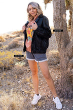 A Faux Leather Jacket | Mixtshop LLC