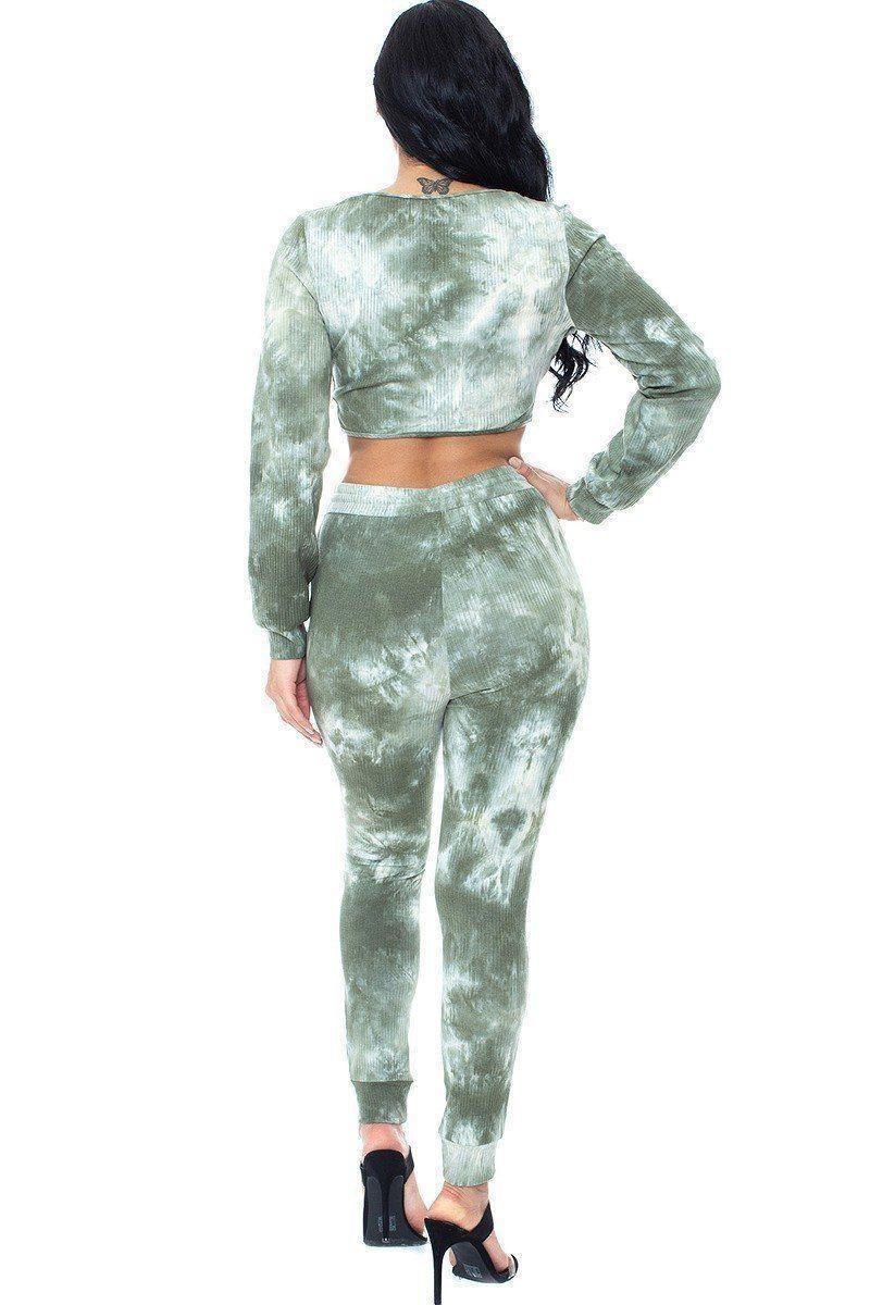 Tie Dye Ribbed Sweater Set | Mixtshop LLC