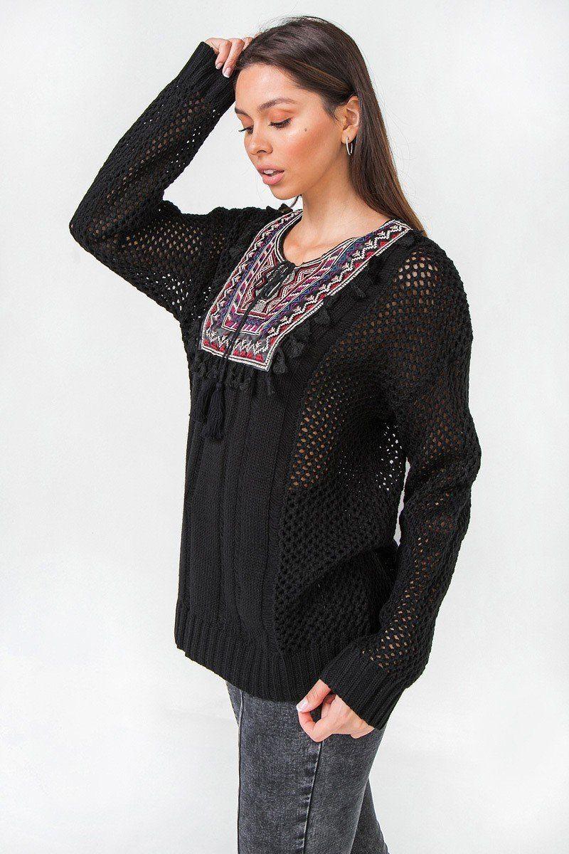 Waffle Knit Sweater | Mixtshop LLC