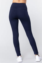 Waist Band Long Ponte Pants | Mixtshop LLC