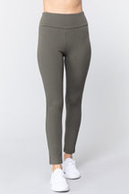 Waist Band Long Ponte Pants | Mixtshop LLC