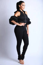 Puff Sleeve Hoodie Set | Mixtshop LLC