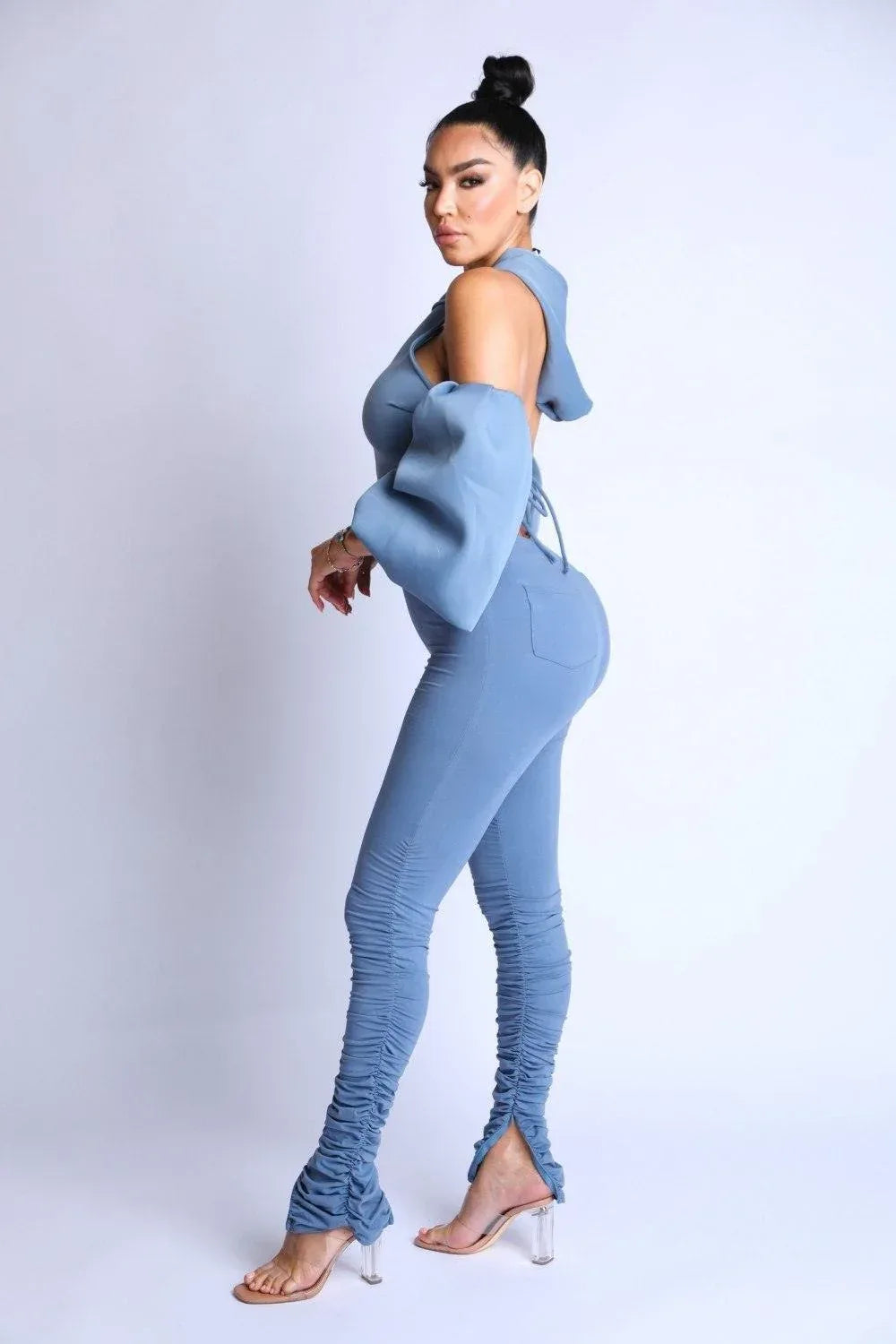 Puff Sleeve Hoodie Set | Mixtshop LLC