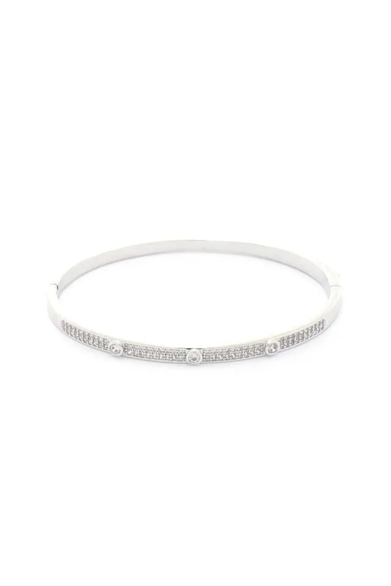 Cubic Zirconia Encrusted Bracelet | Mixtshop LLC Main image