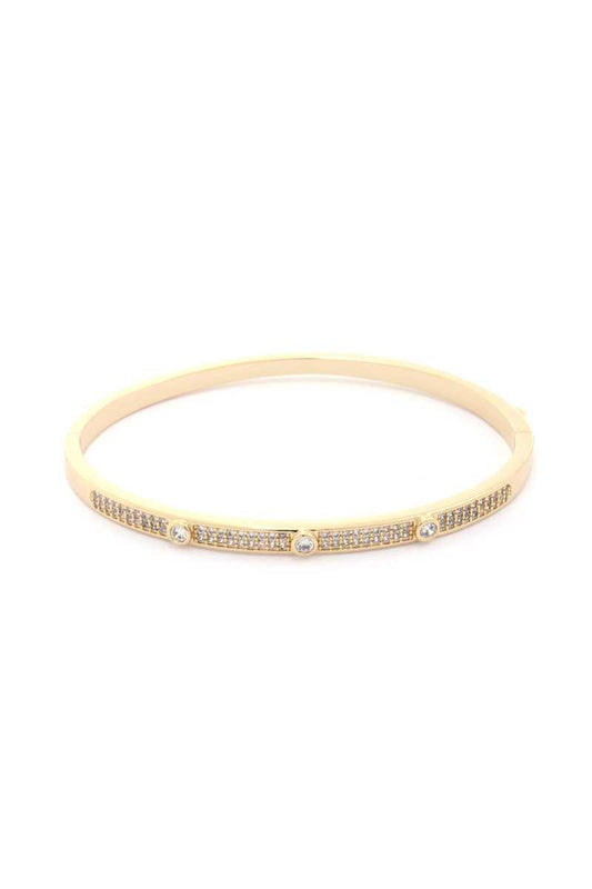 Cubic Zirconia Encrusted Bracelet | Mixtshop LLC