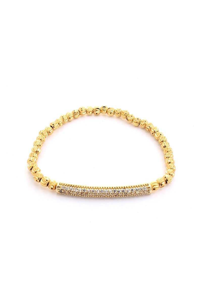 Metal Ball Bead Stretch Bracelet | Mixtshop LLC