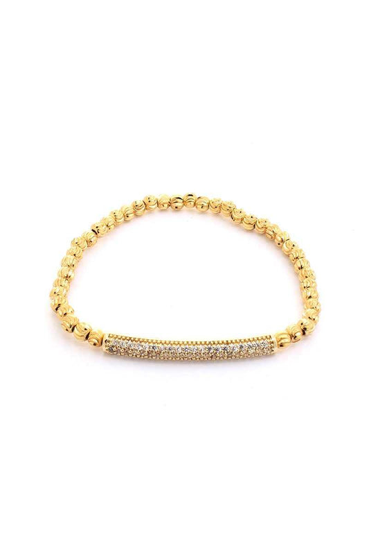 Metal Ball Bead Stretch Bracelet | Mixtshop LLC