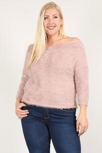Textured Long Sleeve Top | Mixtshop LLC Main image