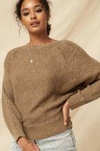 A Ribbed Knit Sweater | Mixtshop LLC