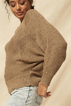A Ribbed Knit Sweater | Mixtshop LLC