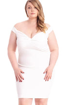 Glittered Off Shoulder Mini Dress | Mixtshop LLC