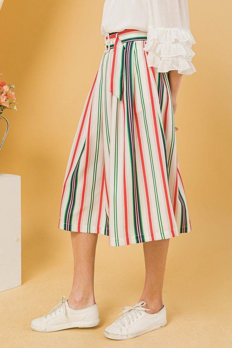 A Woven Midi Skirt | Mixtshop LLC