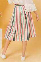 A Woven Midi Skirt | Mixtshop LLC