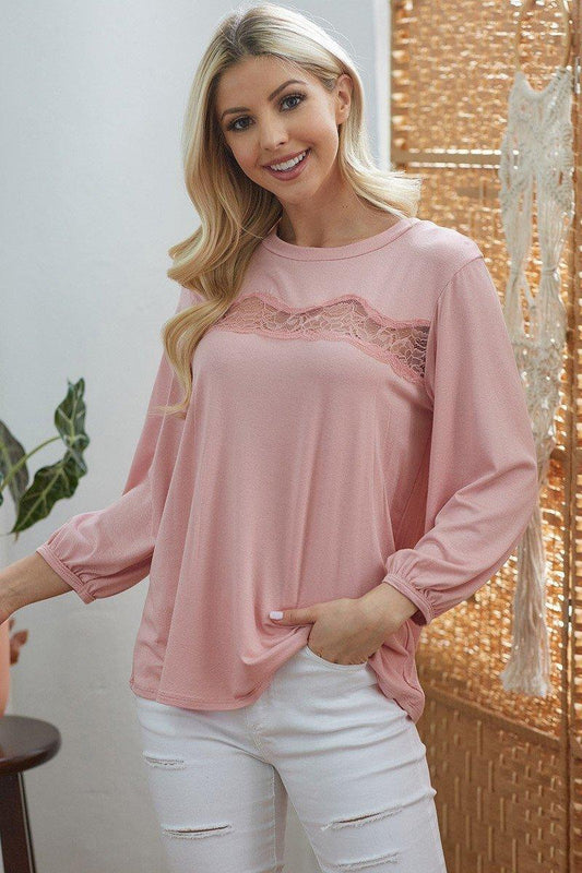 Laced See Through Longsleeve Top | Mixtshop LLC