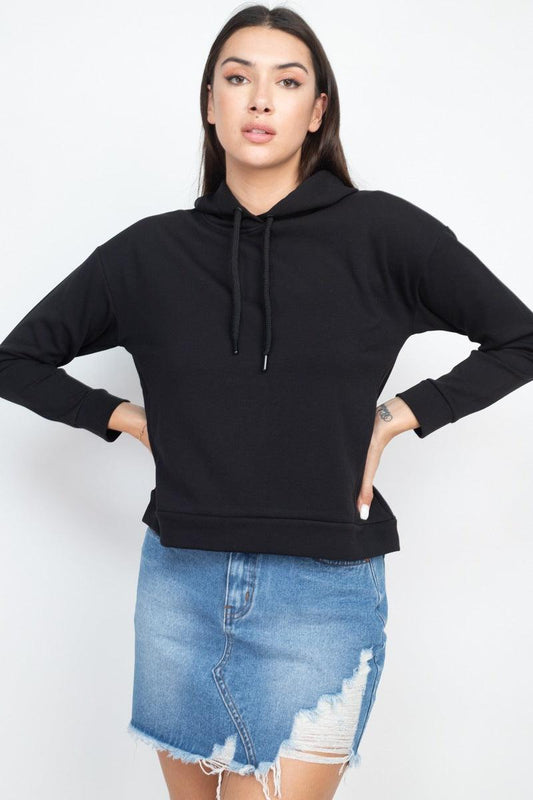 Self-tie Drawstrings Hoodie | Mixtshop LLC