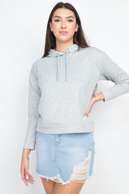 Self-tie Drawstrings Hoodie | Mixtshop LLC