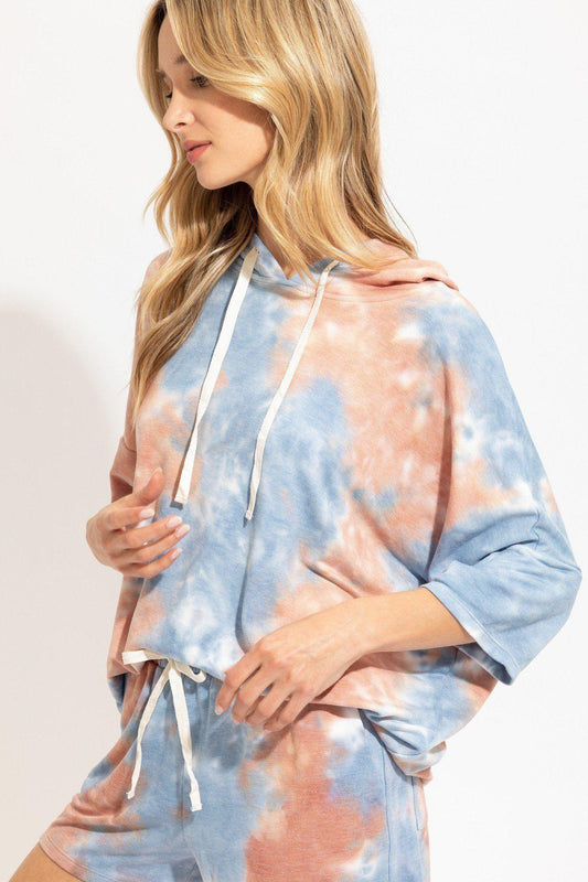 Knit Tie Dye Hoodie | Mixtshop LLC