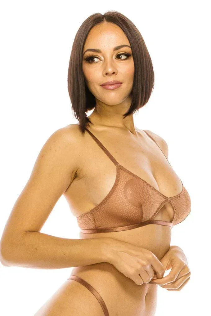 Lace Triangle Bralette | Mixtshop LLC