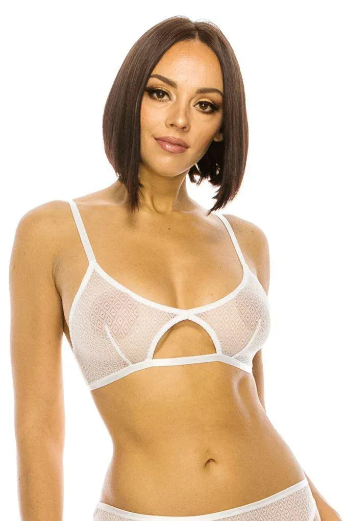 Lace Triangle Bralette | Mixtshop LLC Main image