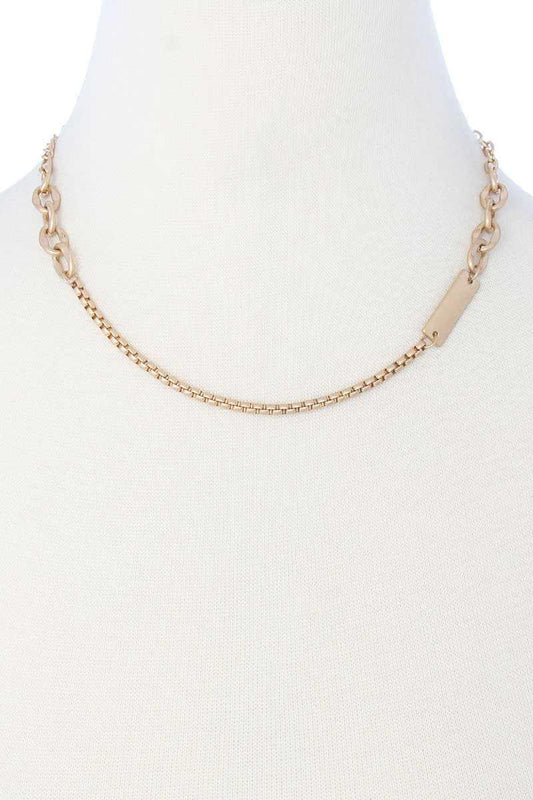 Metal Chain Necklace | Mixtshop LLC