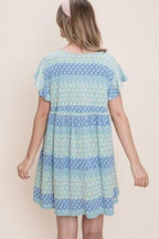 Cute And Flirty Floral Printed Babydoll Mini Dress | Mixtshop LLC