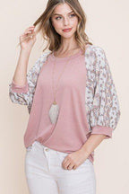 Solid French Terry Fashion Top | Mixtshop LLC
