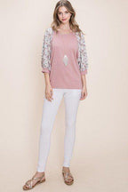 Solid French Terry Fashion Top | Mixtshop LLC