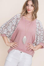 Solid French Terry Fashion Top | Mixtshop LLC