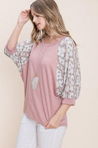 Solid French Terry Fashion Top | Mixtshop LLC