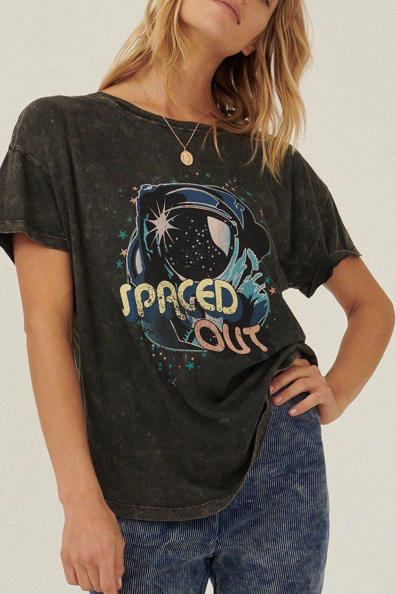 A Mineral Washed Graphic T-shirt | Mixtshop LLC
