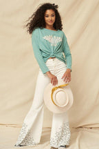 A Mineral Washed Knit Top | Mixtshop LLC