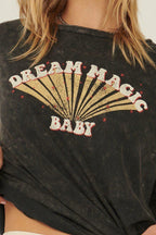 A Mineral Washed Knit Top | Mixtshop LLC