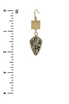 Fashion Marbling Stone Dangle Earring | Mixtshop LLC