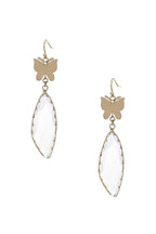 Fashion Butterfly Clear Stone Dangle Earring | Mixtshop LLC
