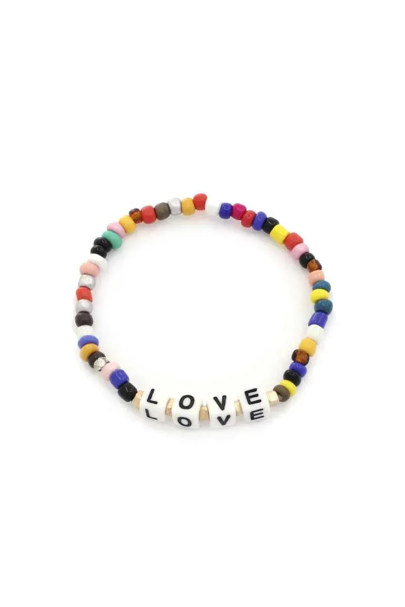 Mama Quote Beaded Stretch Bracelet | Mixtshop LLC