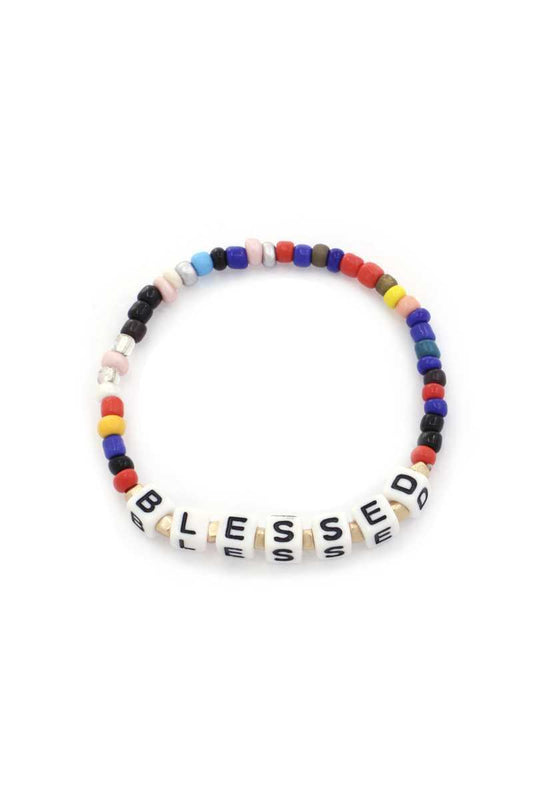 Mama Quote Beaded Stretch Bracelet | Mixtshop LLC