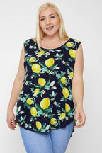 High-low Hemline Sleeveless Top | Mixtshop LLC