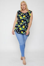 High-low Hemline Sleeveless Top | Mixtshop LLC