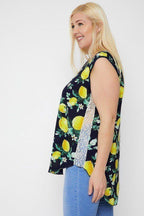 High-low Hemline Sleeveless Top | Mixtshop LLC