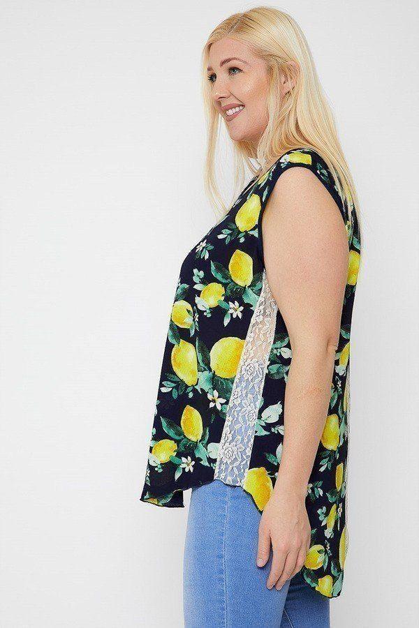 High-low Hemline Sleeveless Top | Mixtshop LLC