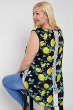 High-low Hemline Sleeveless Top | Mixtshop LLC