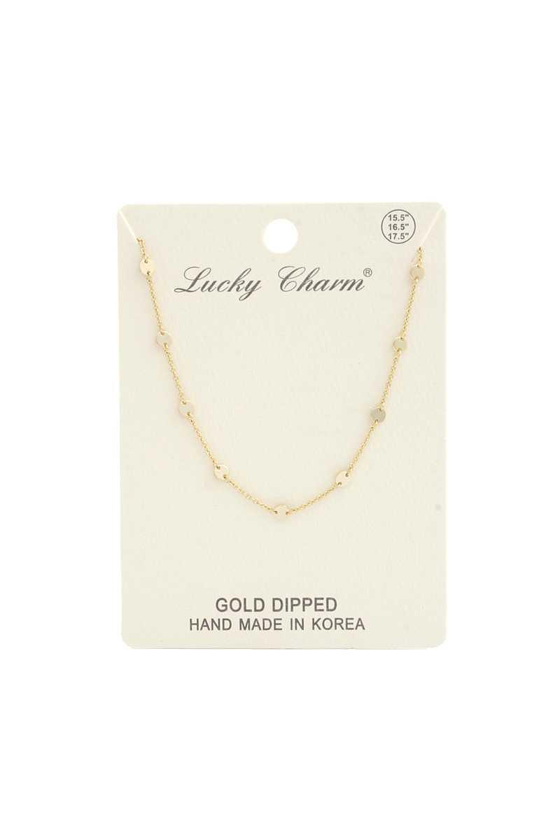 Circle Link Metal Necklace | Mixtshop LLC Main image