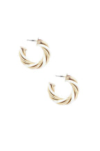 Twisted Open Circle Earring | Mixtshop LLC